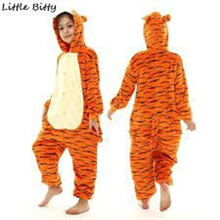 Pijama Cosplay do Tigrão Adulto e Infantil Kigurumi para Inverno
