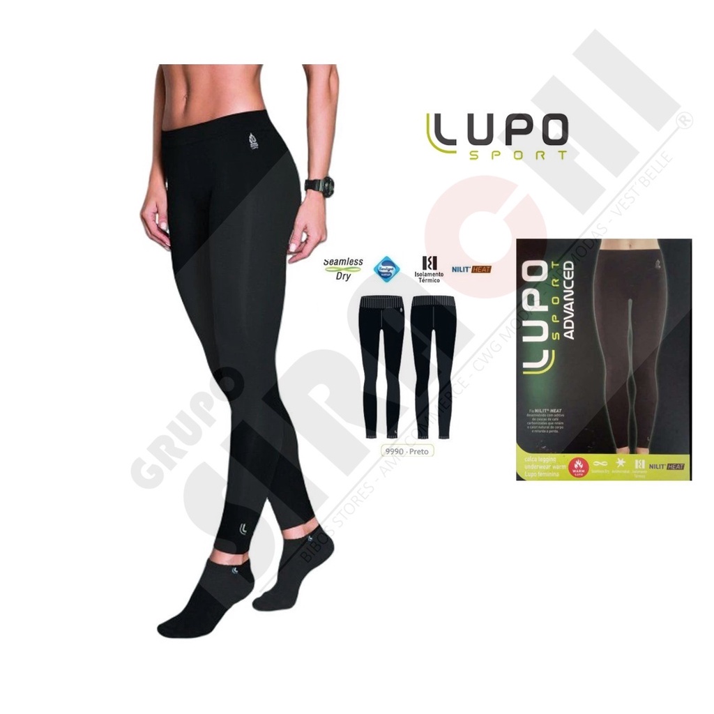 Kit Calça Legging Lupo Seamless Dry - Feminina - 2 unidades em Promoção