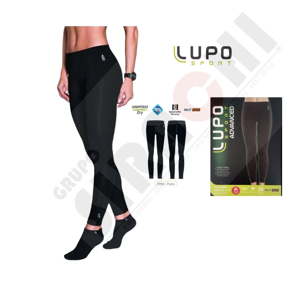 Calça Legging Lupo Underwear Warm Feminina Preta - Compre Agora