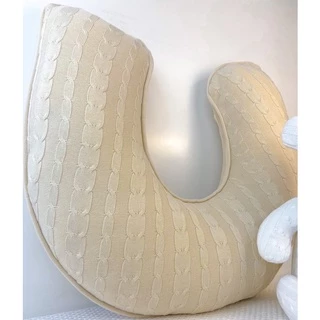 Almofada para Amamentação de Tricot Trabalhado