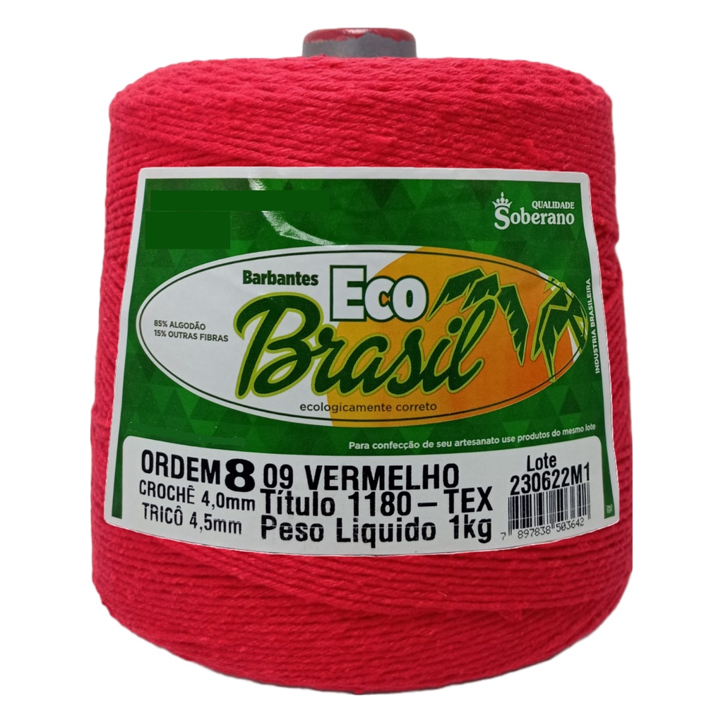 Barbante Chumbo Eco Brasil 1kg / N°8