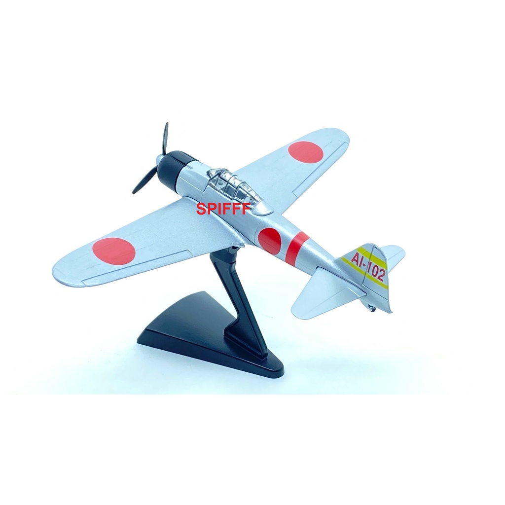 Miniatura Avião Caça Mitsubishi ZERO A6M2b 2 Guerra Mundial 1:97