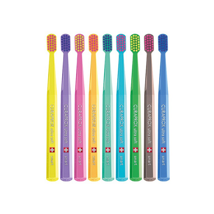 Escova Dental Curaprox SMART Ultra Soft - 7600 Cerdas | Shopee Brasil