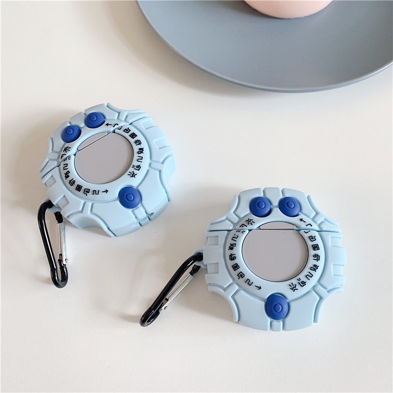 Capa Digital Monstro Digivice Para Apple Airpods Pro 1 2 3 Geração