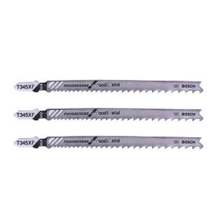 Lâmina serra tico tico Bosch T345XF Progressor for wood and metal 3 pçs