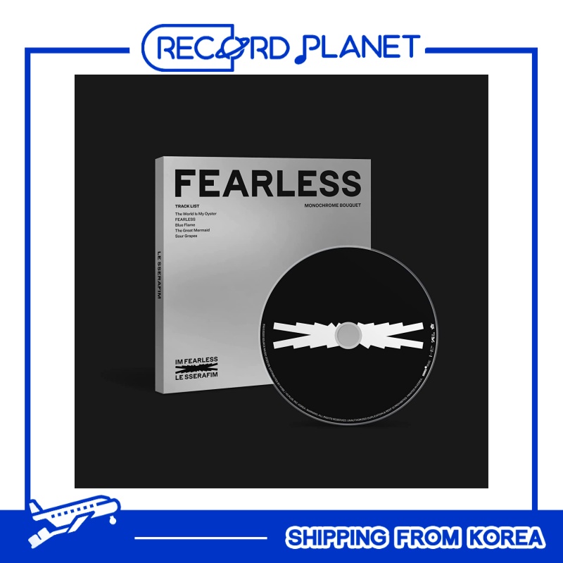 LE SSERAFIM - FEARLESS Monochrome Bouquet The 1st Mini Debut Album