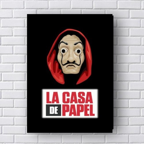 Placa Decorativa Nairóbi Personagem La Casa de Papel Série Netflix