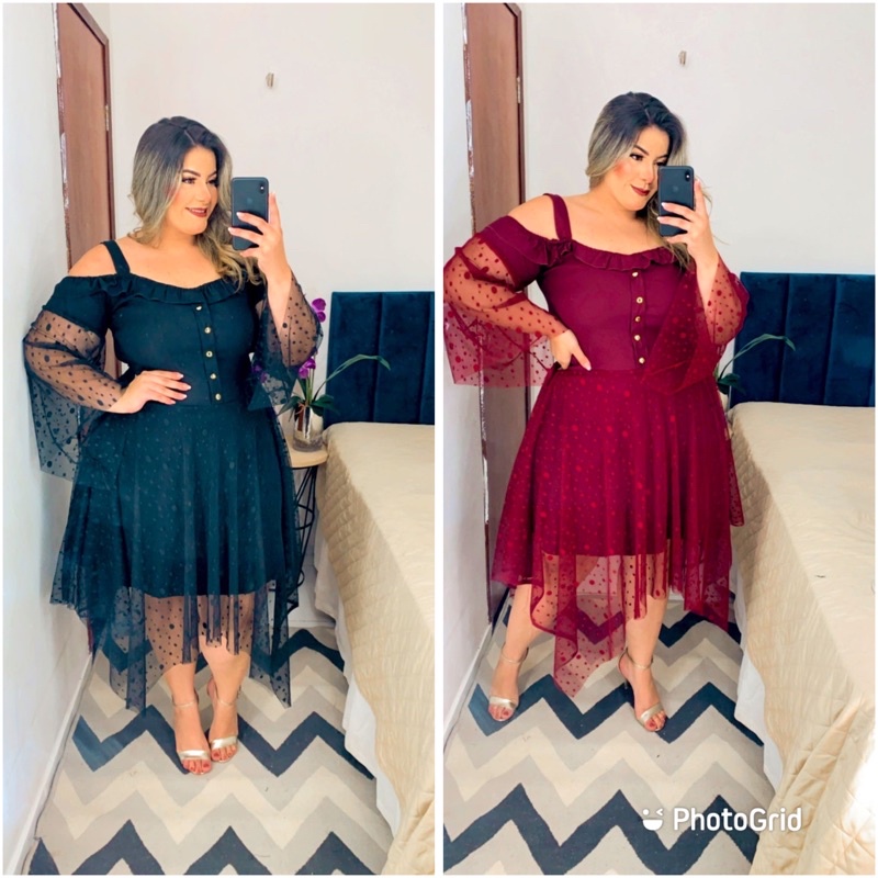 Vestido para best sale gordinha para casamento