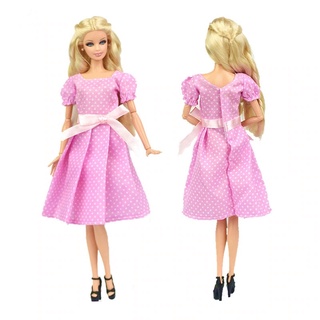 Vestido Mega Luxo P/ Boneca Barbie C/ Sapatos Roupa Gala 39s