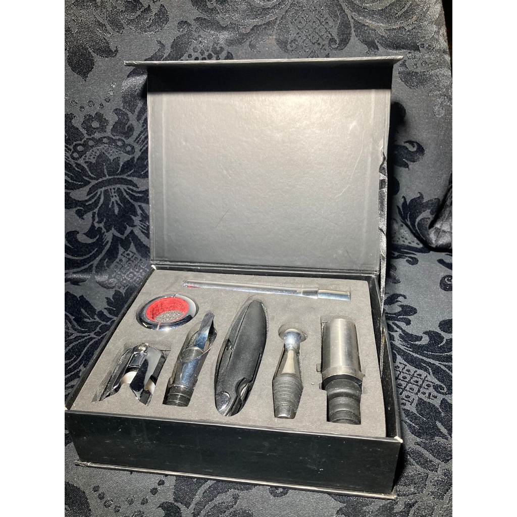 Kit Acessórios de Vinho com 7 Peças