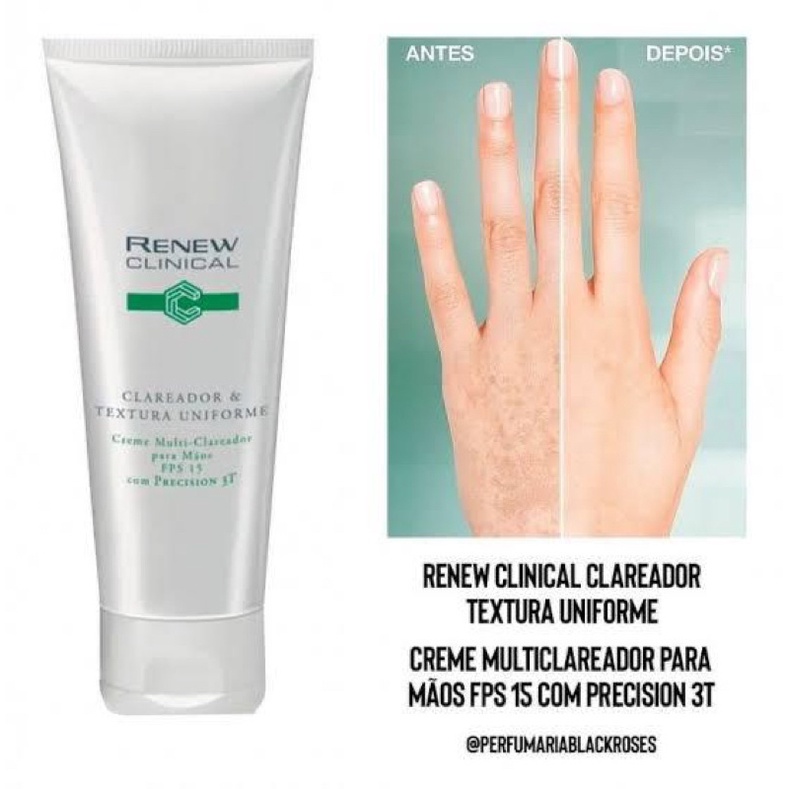 Renew Clinical Creme Multi Clareador Mãos 75g Avon em Promoção na Americanas