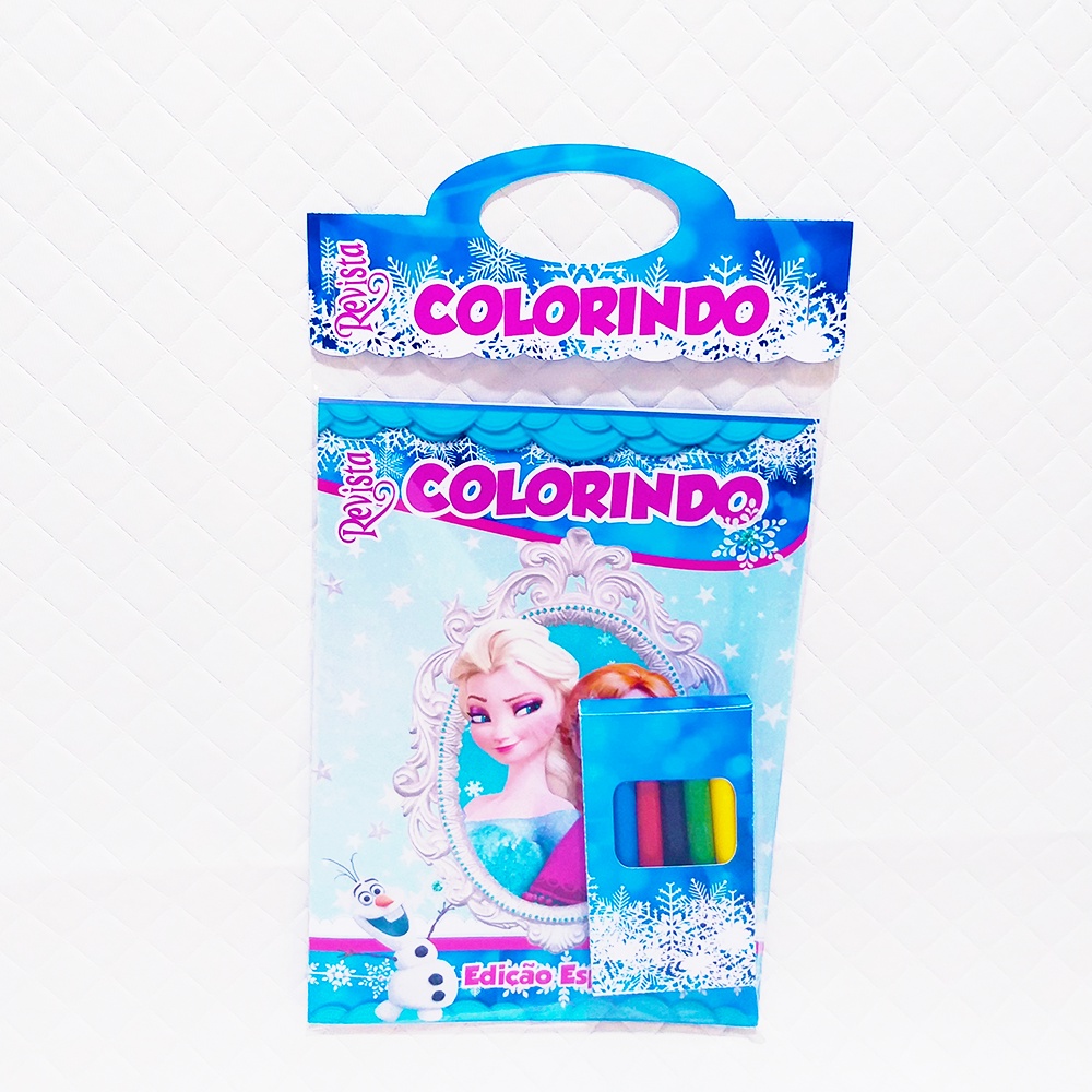 Arquivo de Corte Revistinha de Colorir Princesas Disney