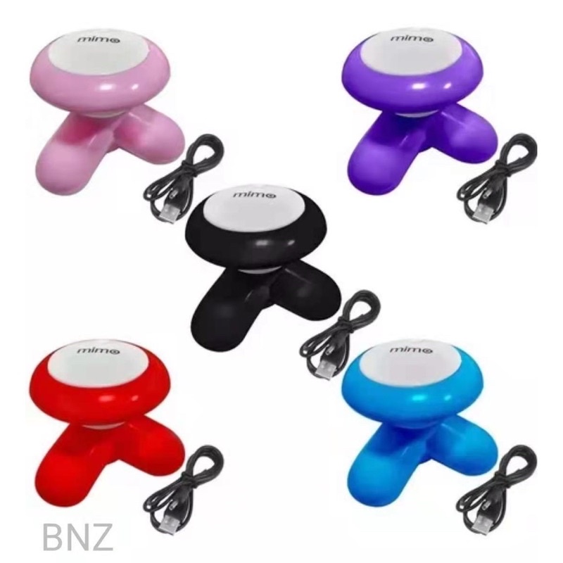 Mini Massageador Portátil a Pilha ou USB com pontos para Relaxamento Muscular Shopee Brasil