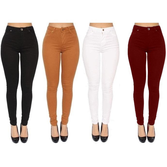 Calça store feminina poliester