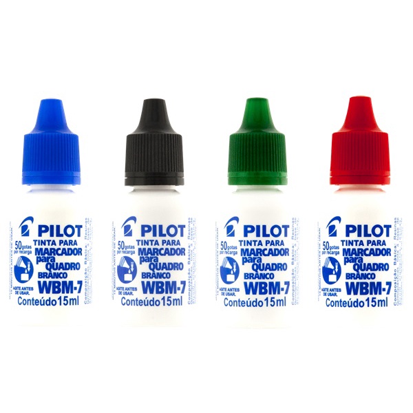 Refil Tinta Marcador Para Quadro Branco 15ml Wbm-7 Pilot