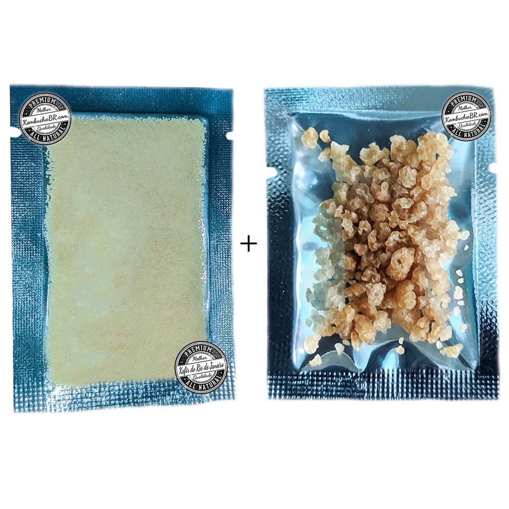 Kefir de água Premium + Iogurte Infinito Amasi Premium