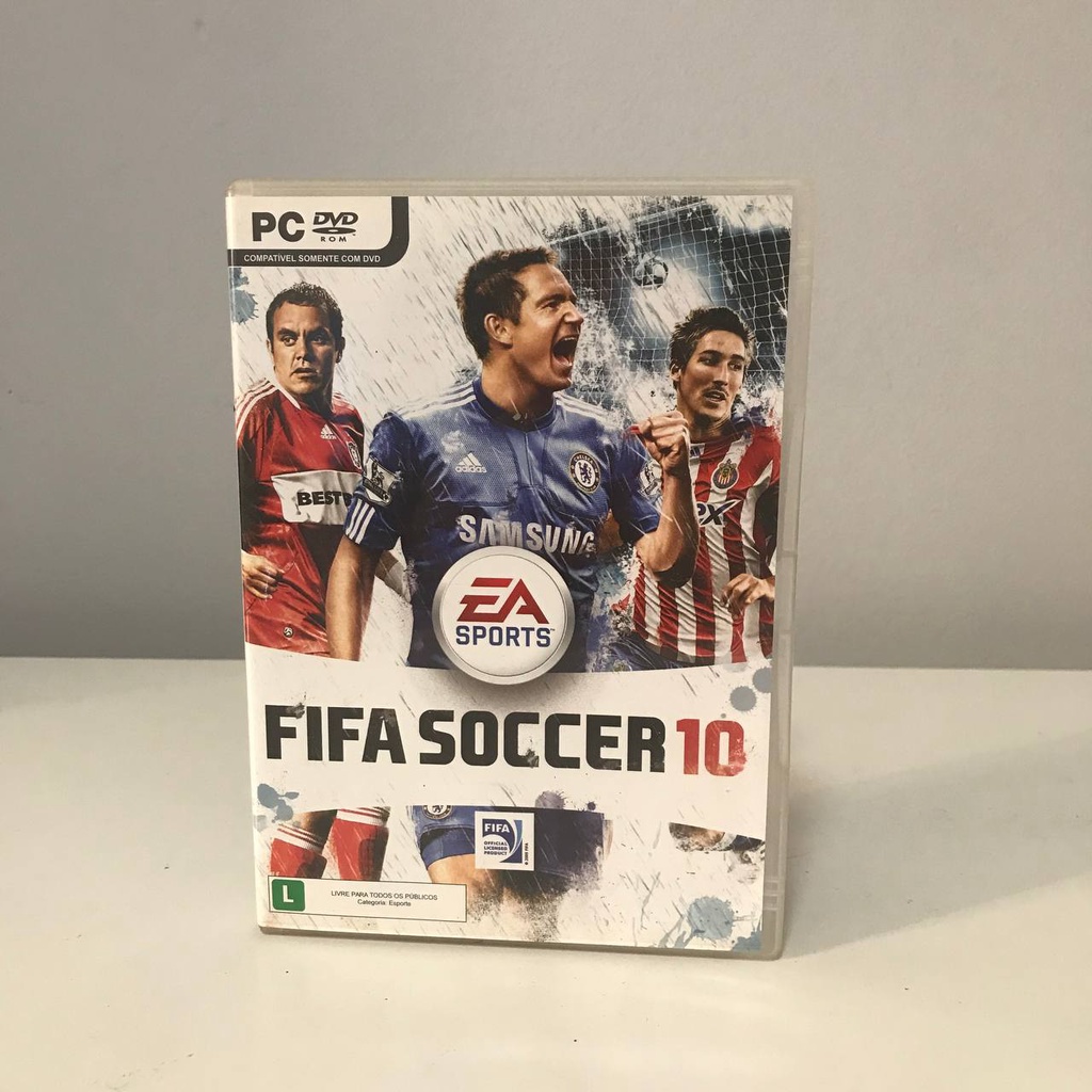 Fifa Soccer 10 Jogo Pc Original Mídia Física Lacrado