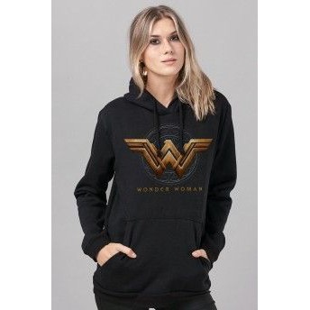 Moletom feminino sale mulher maravilha