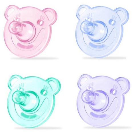 Chupeta Ursinho Sorriso 100% Silicone RN a 12 Meses | Shopee Brasil