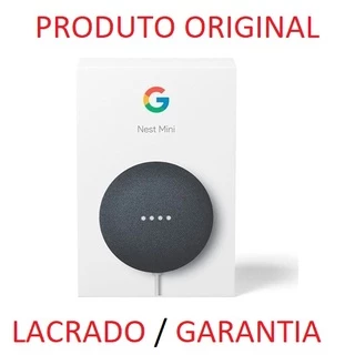 Google Home Mini Nest 2ª geração Lacrado Em Portugues Assistente Virtual Original Na Garantia Google Oficial