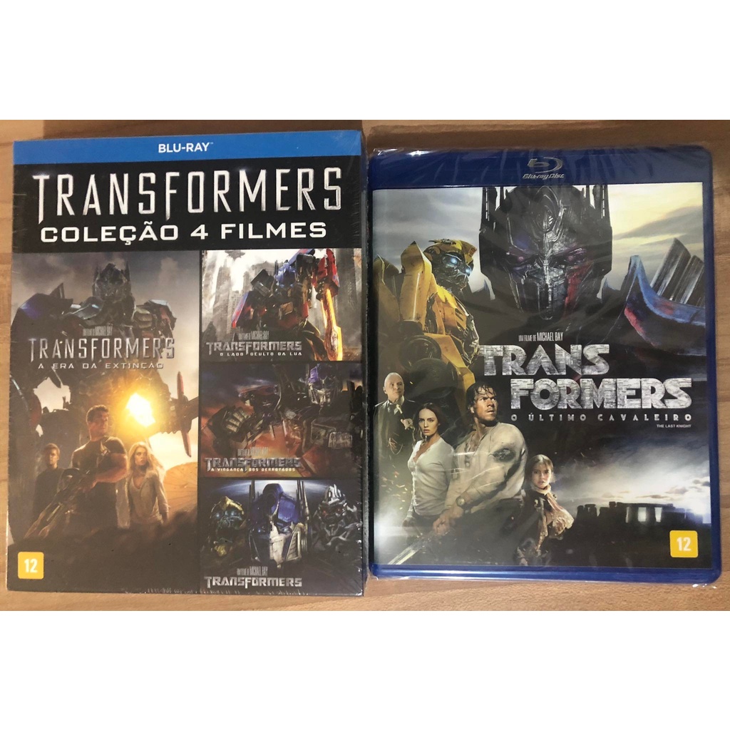 Blu-ray Transformers Coleção 4 Filmes (4 Discos)