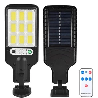 4000W Lampada Solar Externa Solar Com Claro LED Refletor Controle Remoto E sensor De Movimento Regulável