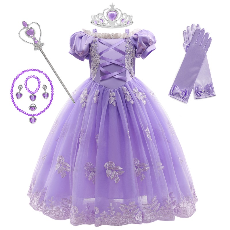 Eu quero sale vestido da rapunzel