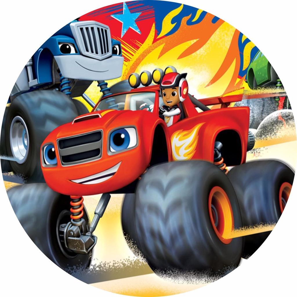 Tubetes tema carros de corrida Blaze Monster Machine