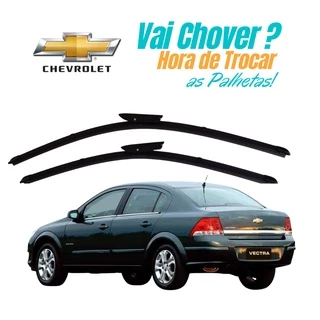 Par De Palhetas para Limpador de Parabrisa Dianteiro Vectra Elite Elegance 2007 2008 2009 2010 2011 2012 2013 2014 2015 2016 2017 2018 2019