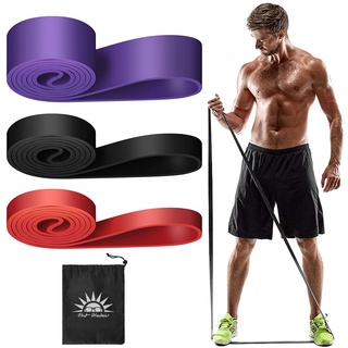 Kit 3 Elástico Super Band Borracha Crossfit Extra Forte