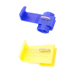 Kit 50 Conector Elétrico Derivação Emenda Fios 1,5mm A 6mm