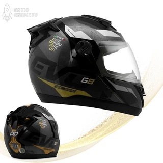 Capacete Fechado Pro Tork Evolution G8 Evo Novo Unissex Moto Motoqueiro Cores Variadas Branco Preto Azul Vermelho Verde 56 58 60 62 Brilhante Fosco