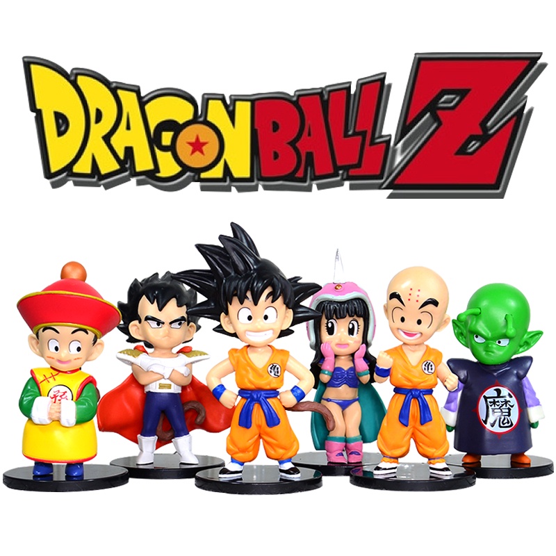 10cm Bebê Filho Goku Dragon Ball Z Bolo Figura Ornamento Brinquedo