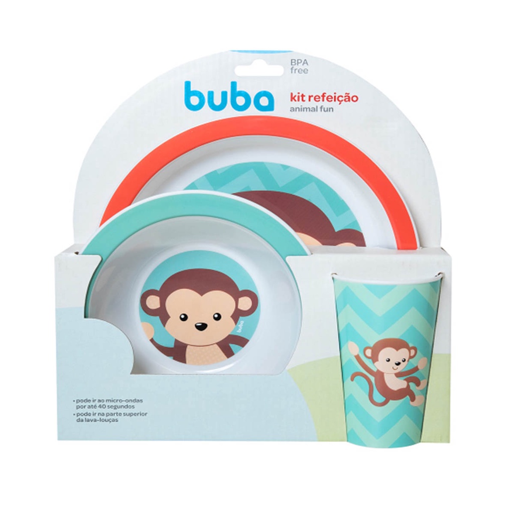 Kit Alimentação Bebê Infantil Buba | Shopee Brasil
