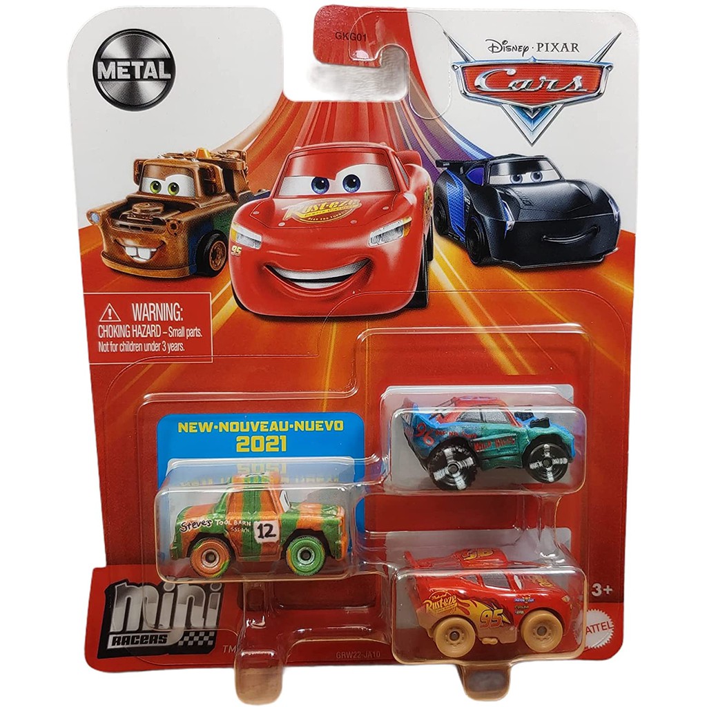 Disney Cars Mini Racers High Impact Fishtail Mcqueen Muddy