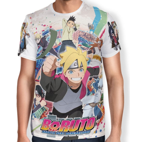 Jogo De Cama Casal Boruto Naruto New Generation Otaku Anime