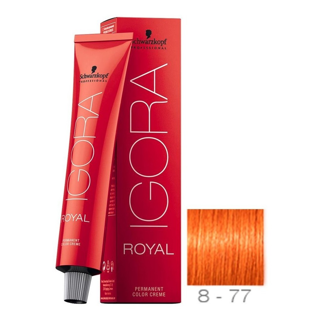 Igora Royal 8/77 Louro Claro Cobre Extra - Coloração 60gr