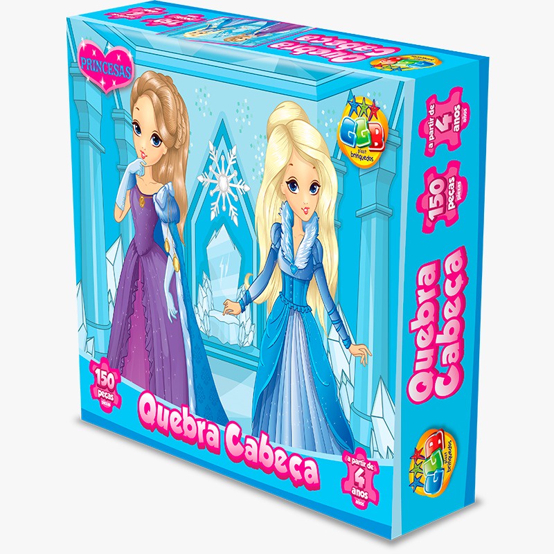 Quebra-Cabeça 3D - Princesas - Disney - 48 Peças - Multikids