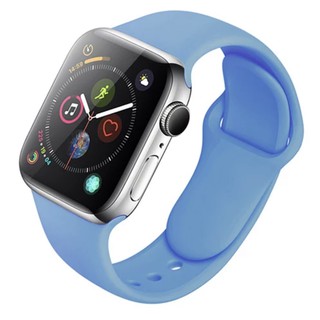 Bracelete Relógio Apple Watch Silicone Saffiano K 38 40Mm