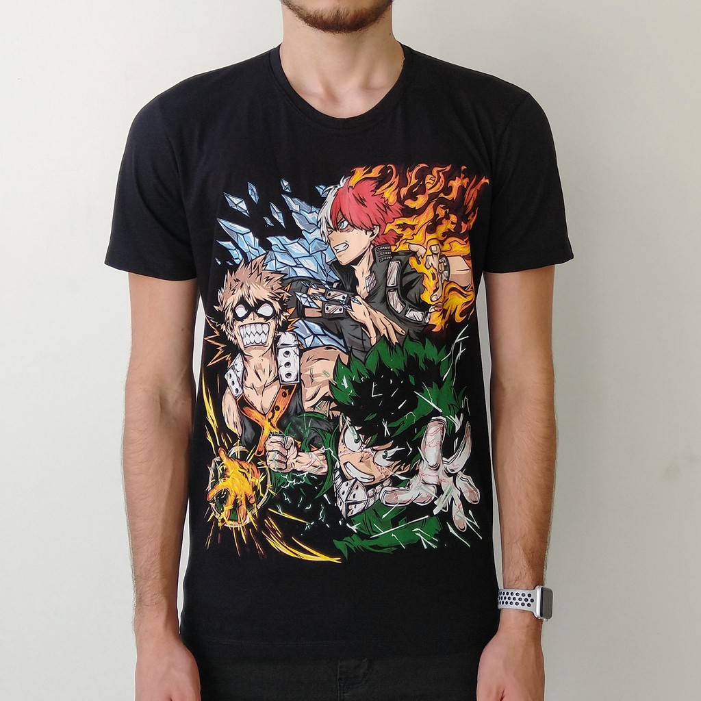 Camisa Camiseta Boku no Hero Academia -Personagens