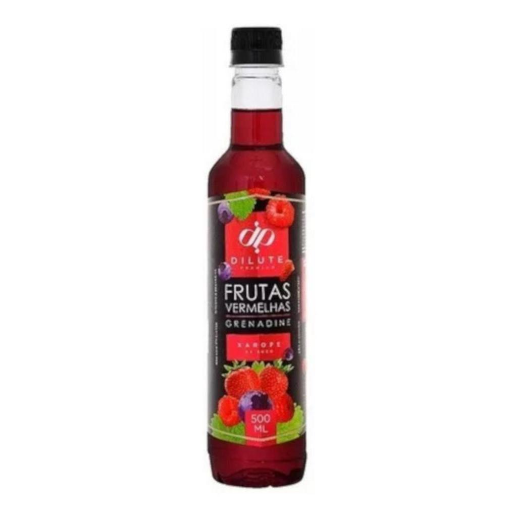 Xarope Para Soda Italiana Frutas Vermelhas Dilute 500ml Suco | Shopee ...