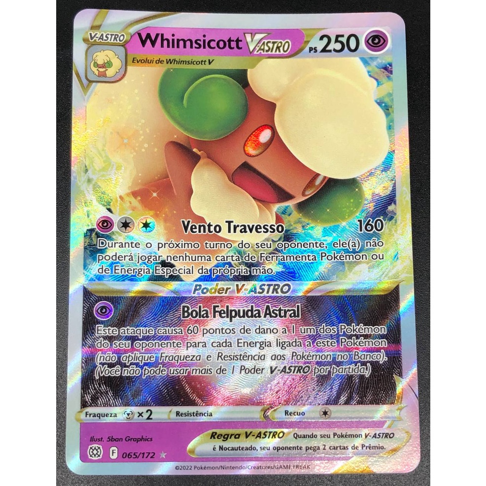 Whimsicott-V-ASTRO / Whimsicott-VSTAR (175/172) - Carta Avulsa