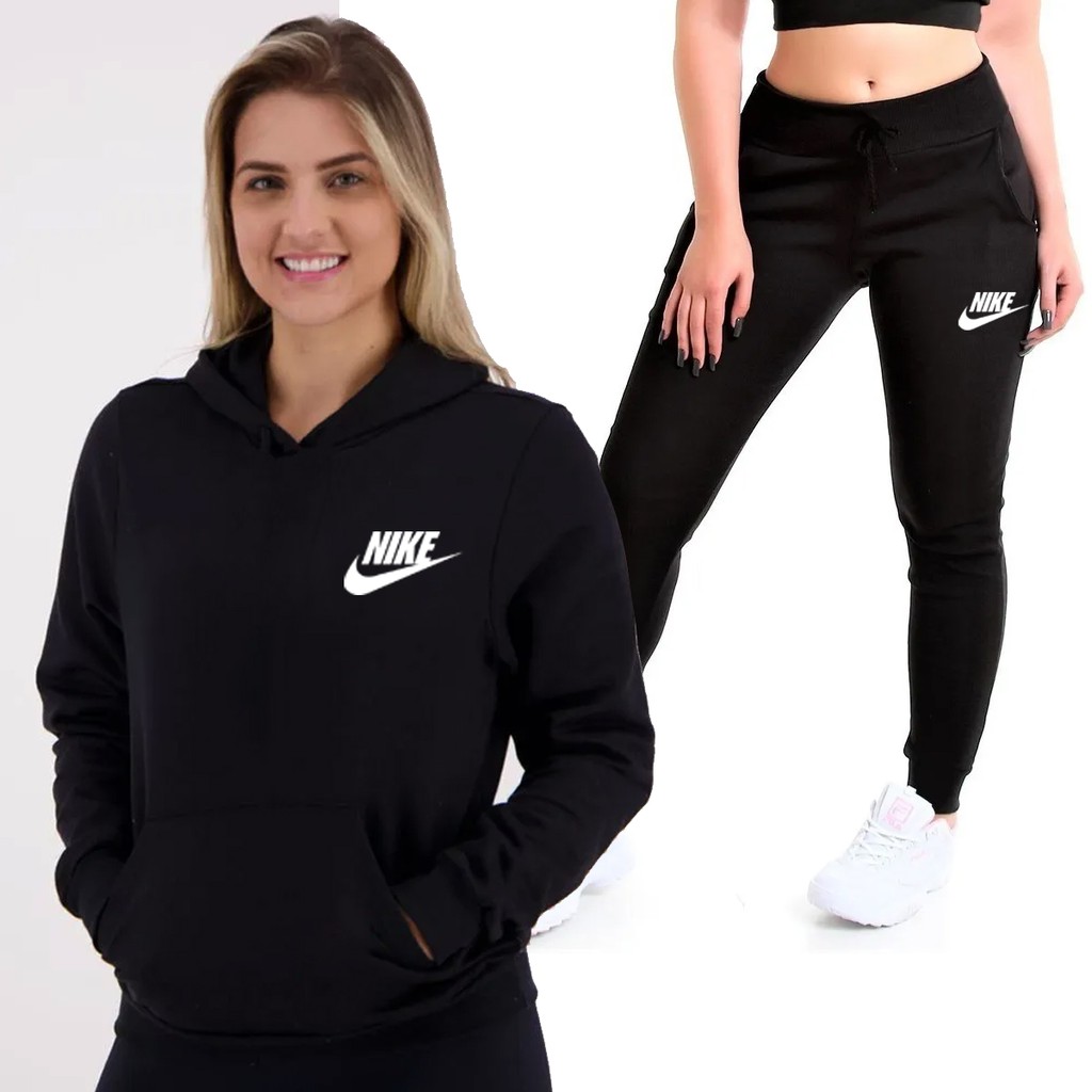 Conjunto de store moletom feminino nike