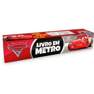 Livro Em Metro Disney Carros Auto Adesivo Para Colorir