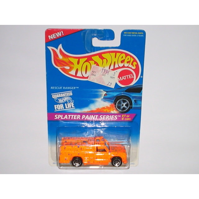 HOT WHEELS ! RESCUE RANGER ! PICKUP ! 1996 ! ANTIGO ! LACRADO