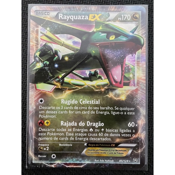Pokemon Mega rayquaza ex 124