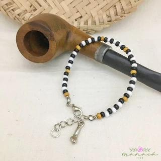 Pulseira de Pretos Velhos Pretas Velhas Umbanda em Miçangas Jablonex Preto Velho Preta Velha