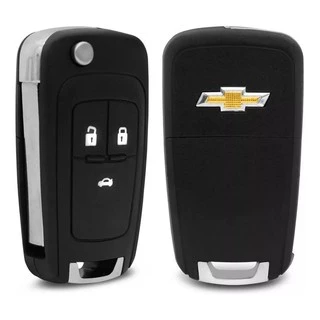 Chave Canivete Original Chevrolet GM Onix Prisma Cobalt Spin Cruze 3 Botões