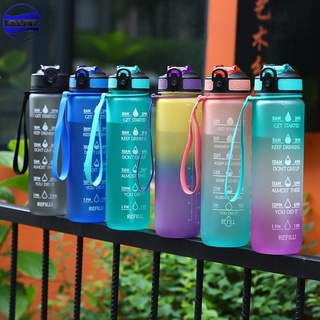 Garrafa De Água Escala 1000ML Portátil P/Esportes E Fitness