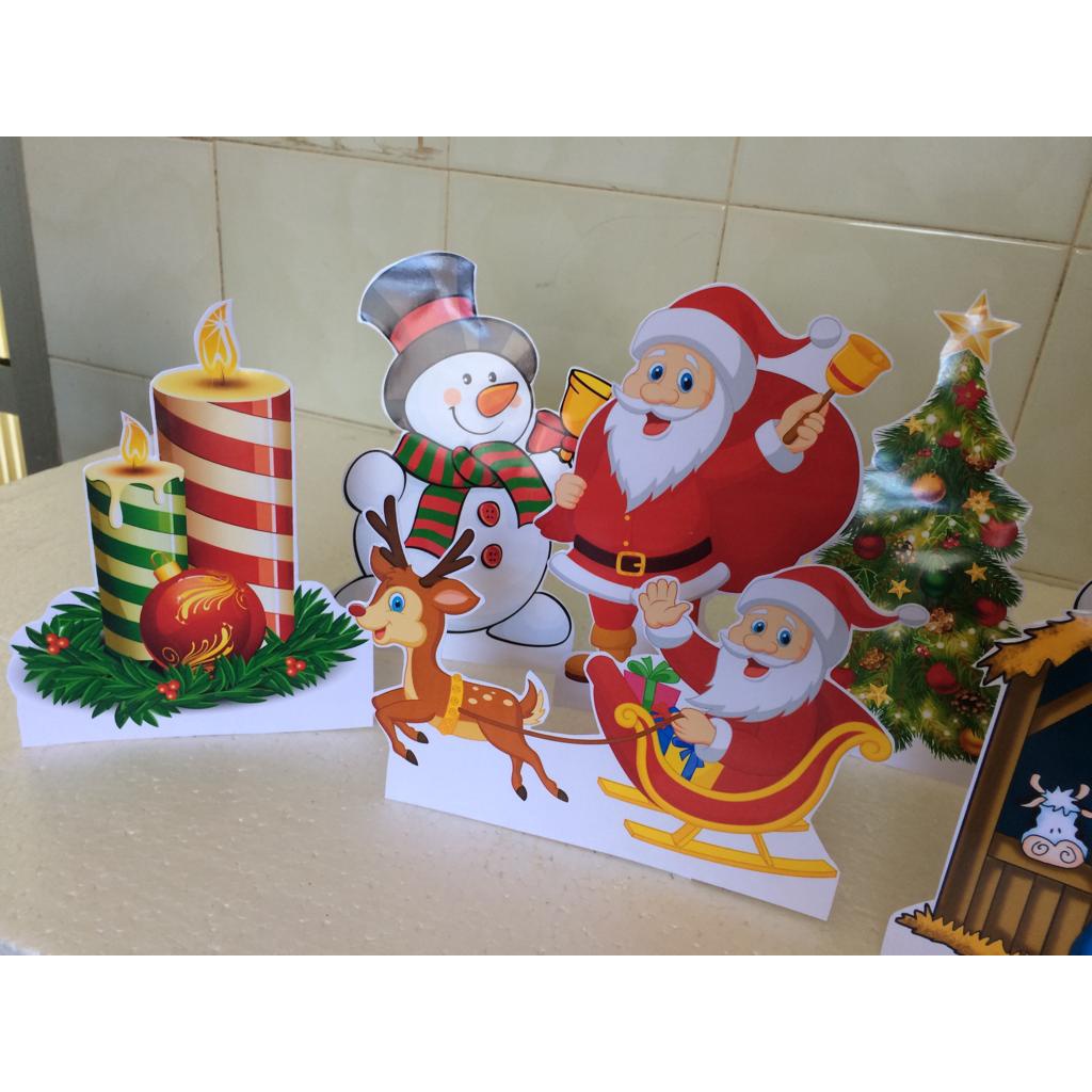 Totem display de mesa natal natalino decoração decor casa natal ...